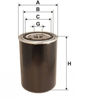 Фильтр топлива DAF XF,CF (XE355C; XE390C) EURO II 99-02 WIX FILTERS 95035E