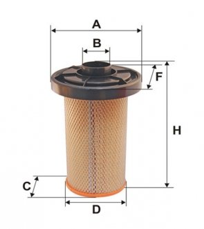 Фільтр повітряний /AK280 (WIX-Filtron) WIX FILTERS WA6036 (фото 1)