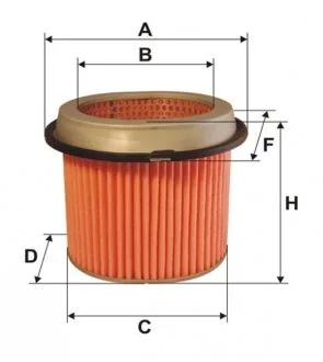 Фильтр воздушный MITSUBISHI COLT AM433/ (WIX-Filtron) WIX FILTERS WA6108