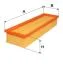 Фильтр воздушный MB 600, CL (C140), S (W140) 91-98 (пр-во WIX-FILTERS) WA6584
