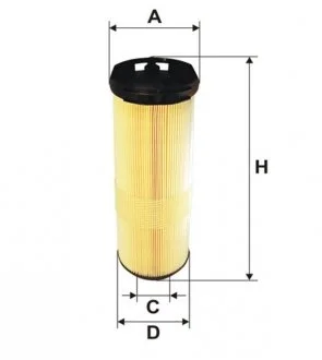 Фільтр повітря MERCEDES W203/W204 C200/220CDI 07/03-12/07 WIX FILTERS WA9510