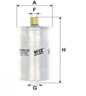 Фільтр топл. AUDI /PP826 (WIX-Filtron) WIX FILTERS WF8028