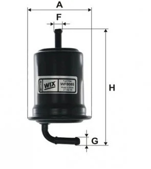 Фільтр топл. /PP887 (WIX-Filtron) WIX FILTERS WF8085