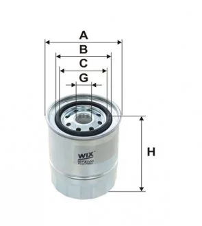 Фільтр топл. NISSAN SUNNY /PP904 (WIX-Filtron) WIX FILTERS WF8100