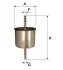 Фільтр топл. PP865/1/ (WIX-Filtron) WIX FILTERS WF8169 (фото 1)