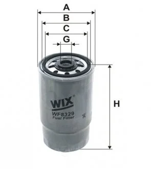 Фильтр топлива CITROEN JUMPER; FIAT DUCATO; PEUGEOT BOXER 2.0D/2.3D/2.8D 02.02- WIX FILTERS WF8329