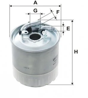 Фильтр топливный Sprinter/Vito/A/С/E OM640/646/648 02- (под датчик) WIX FILTERS WF8353