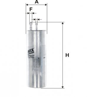 Фільтр паливний, 2.5TDI (2 вих.) 08- WIX FILTERS WF8437 (фото 1)