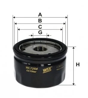 Фільтр масл Renault LagunaII 2001- WIX FILTERS WL7254