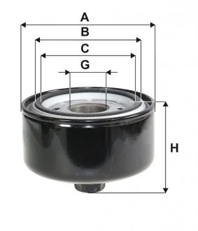 Фільтр масляний двигуна VW LT28 /OP574/2 (WIX-Filtron) WIX FILTERS WL7414