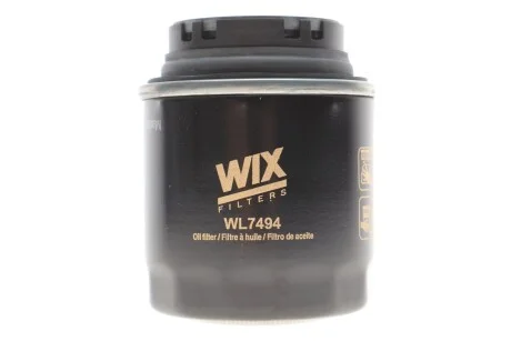 Фильтр масляный двигателя AUDI, SEAT, SKODA, VW (WIX-Filtron) WIX FILTERS WL7494
