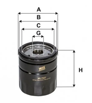 Фільтр олії WIX WIX FILTERS Wl7527 (фото 1)