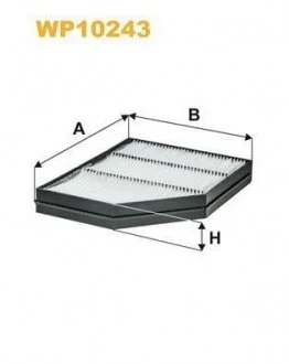 Фото 1 - фільтр салону WIX FILTERS WP10243 Фільтр салону WIX FILTERS WP10243 (фото 1)