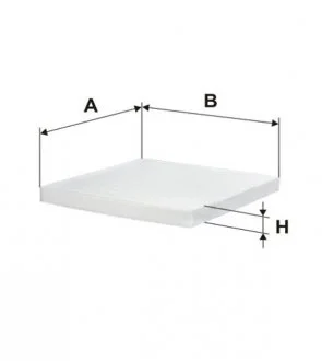 Фільтр, повітря у внутрішньому просторі WIX FILTERS WP9090 (фото 1)