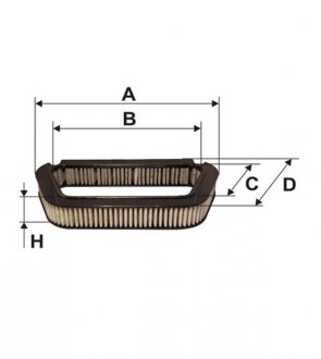 Фильтр салона угольный, AUDI A8 02-10 WIX FILTERS WP9173 (фото 1)