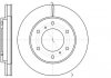 Гальмівний диск перед Pajero/L 200 05- (294x28) D61118.10