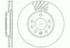Тормозной диск, OPEL Meriva B 1.4, A 14 XER, 10- WOKING D6584.10 (фото 1)