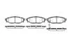 Колодки гальмівні дискові задні Subaru Forester (sh) 2.0 08-,Subaru Forester (WOKING P1036301 (фото 1)