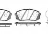 Комплект тормозных колодок, дисковый тормоз P12023.22