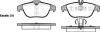 Колодки тормозные дисковые задние Mercedes-benz C-class (c204) 1.6 11-,Mercedes- WOKING P1205300 (фото 1)