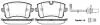 Тормозные колодки зад. Audi A6 10- (TRW) WOKING P12433.10 (фото 1)