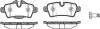 Колодки тормозные дисковые Mini Cooper, One , Clubman 08> / задн (P12443.00) WOK P1244300