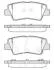 Гальмівні колодки зад. Hyundai i30/i40 11-/Kia Cee\'d 1.6-3.3 12- (akebono) WOKING P12623.52 (фото 1)