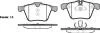 Колодки гальмівні диск. перед. (вир-во Remsa) Ford Mondeo IV 2,5i Volvo S60 S80 (P13173.00) WOKING