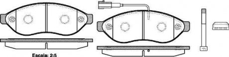 Комплект тормозных колодок, дисковый тормоз WOKING P13373.01 (фото 1)