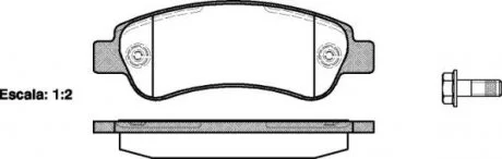 Колодки задние, 2.2HDi 06- WOKING P13383.00