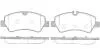 Колодки дискові гальмові, задні, 2.2TDCi, FORD Custom 12- (тип Bosch) WOKING P14213.00 (фото 1)
