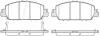 Колодки гальмівні диск. перед. (вир-во Remsa) Honda HR-V 15> / Accord 3,5i 12> (P14483.02) WOKING
