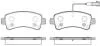 Колодки тормозные дисковые PSA Boxer Jumper Ducato 06> 11> 15> / задн (P14883.02 P1488302