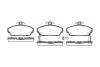 Колодки тормозные дисковые передние Honda Civic vii 1.3 00-06,Honda Civic vii 1. P237302