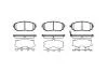 Гальмівні колодки пер. Subaru Impreza 02-/Forester 02- (akebono) WOKING P8513.11 (фото 1)