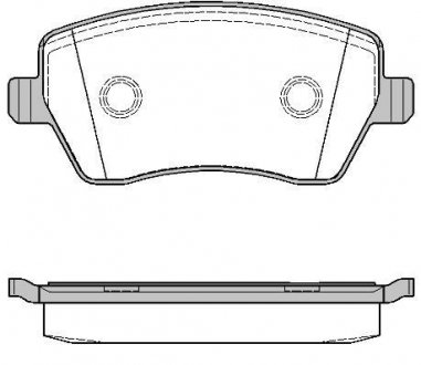 Колодки тормозные дисковые передние, комплект (Lucas II) WOKING P8873.00 (фото 1)