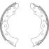 Колодки тормозные барабанные задние Nissan Almera classic 1.6 06- (Z4144.00) WOK Z414400
