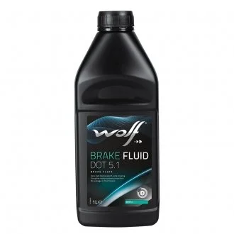 BRAKE FLUID DOT 5.1 1Lx12 FMVSS 116 DOT 4 ▪ FMVSS 116 DOT 5.1 ▪ FMVSS 116 DOT3 ▪ ISO 4925 Class 3&4 ▪ ISO 4925 Class 5.1 ▪ SAE J 1704 Wolf 8308307
