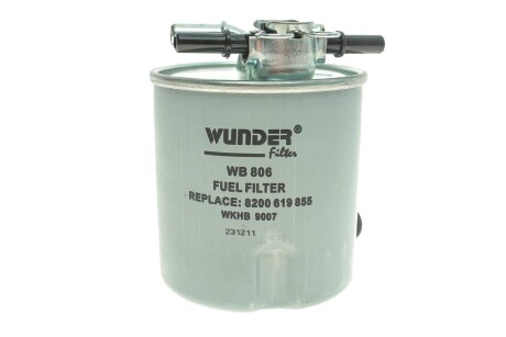 Фільтр паливний Wunder WB 806