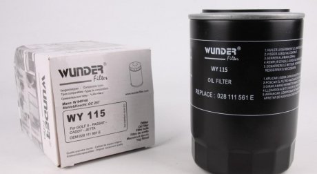 Фільтр масляний Wunder WY 115