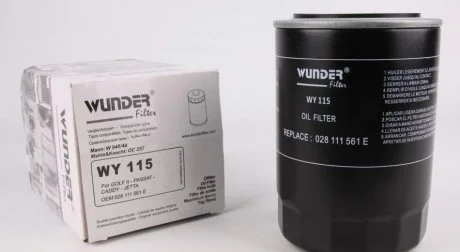 Фильтр масляный Wunder WY 115