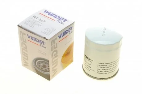 Фільтр масляний Wunder WY 567