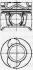 Поршень с кольцами і пальцем (размер отв. 65.50/STD) DB Smart 0.8 (OM 660.950 / OM 660 DE 8LA / OM 660.950 / OM 660 D…) Yenmak 31-04675-000 (фото 1)