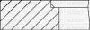 Комплект поршневих кілець (86,80/+0.40) (1,5/1,5/3,0) FIAT Bravo/Palio 1.6 Yenmak 91-09969-040 (фото 1)