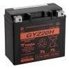 МОТО 12V 21,1Ah High Performance MF VRLA Battery (сухозаряженный) Пусковой ток 310 (EN) Габариты 175х87х155. Полярность: +/-; залитая, заряженная.
Необслуживаемый аккумулятор. Комплектуется упаковкой электролита. YUASA GYZ20H