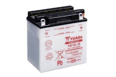 МОТО 12V 11,6Ah YuMicron Battery (сухозаряженный) Пусковой ток 120 (EN) Габариты 135х90х145 YUASA YB10L-B (фото 1)
