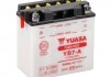 МОТО 12V 8,4Ah YuMicron Battery (сухозаряженный) Пусковой ток 105 (EN) Габариты 136х75х133 YUASA YB7-A (фото 1)