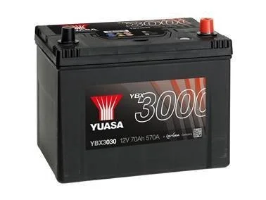 12V 72Ah SMF Battery Japan (0) Пусковий струм 630 (EN) Габарити 260х174х225 YUASA YBX3030