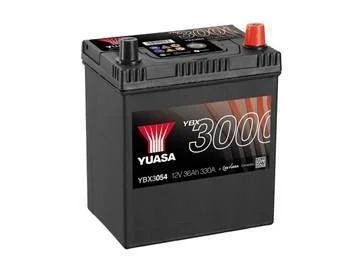 12V 36Ah SMF Battery Japan (0) Пусковий струм 330 (EN) Габарити 187х127х223 YUASA YBX3054