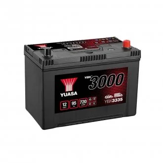 12V 95Ah SMF Battery Japan (0) Пусковий струм 720 (EN) Габарити 303х174х222 YUASA YBX3335